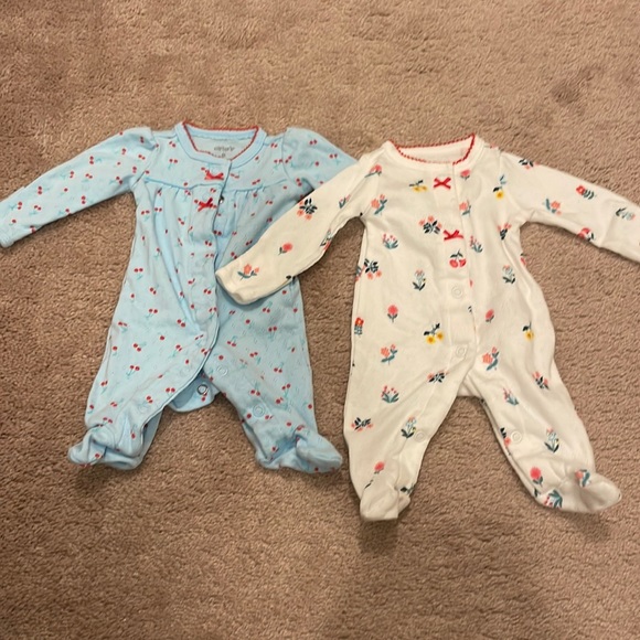Carter's One Pieces Carters Preemie Girls Sleepers Poshmark